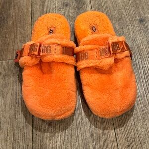 UGG Orange Slippers size 10